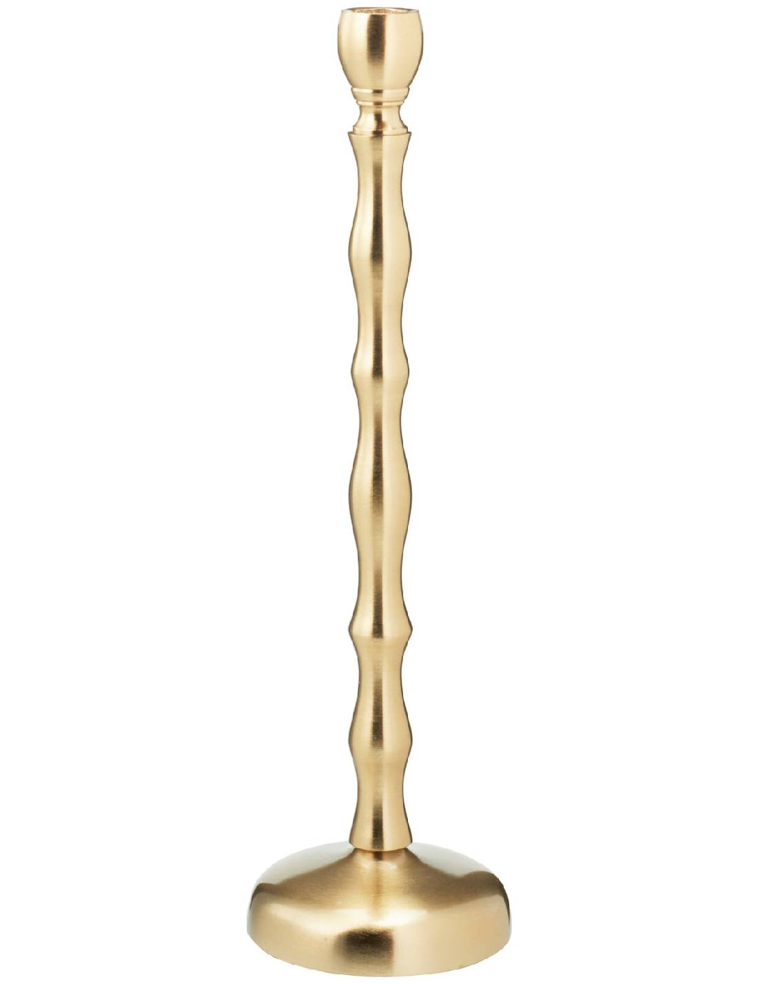 Portacandela Natalizio Oro 36cm