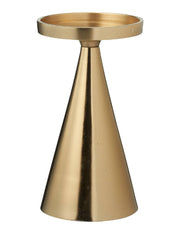 Portacandela Natalizio Oro 17cm