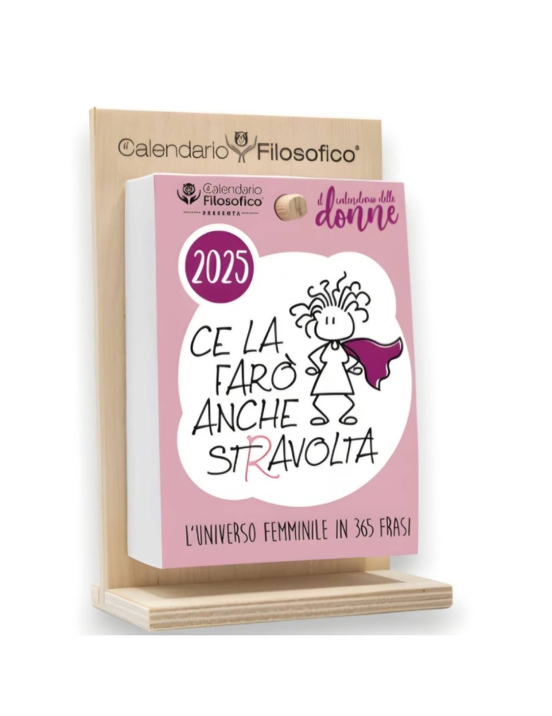 Calendario Filosofico 2025 Il Calendario Delle Donne Con Supporto In Legno A6