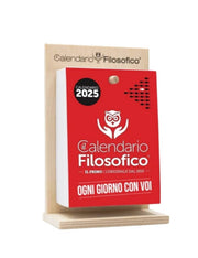 Calendario Filosofico 2026 Con Supporto In Legno A6