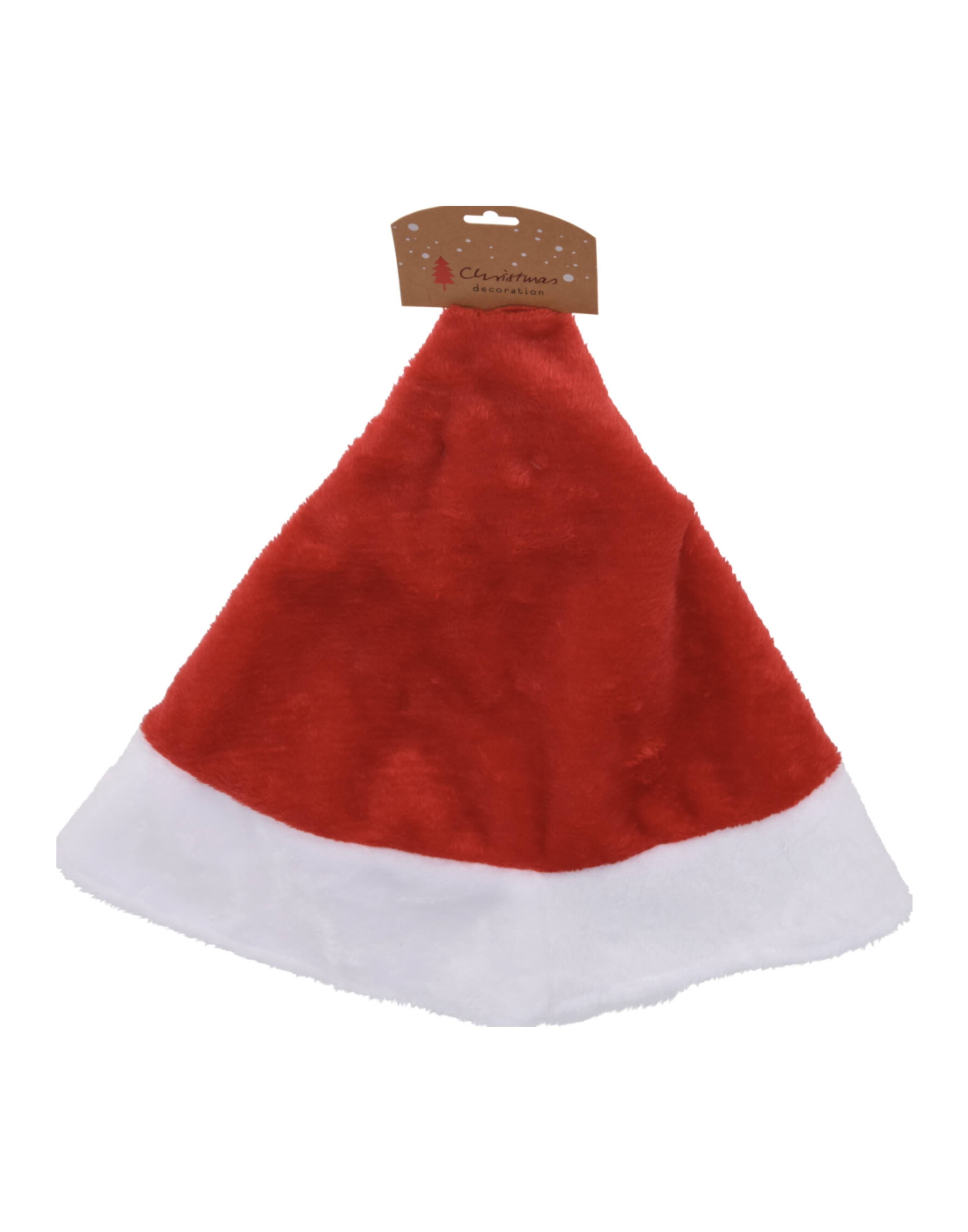 Tappeto Copribase Albero Di Natale Rosso Con Bordo Bianco d100cm
