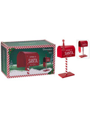 Addobbo Di Natale Cassetta Postale Rossa 50cm