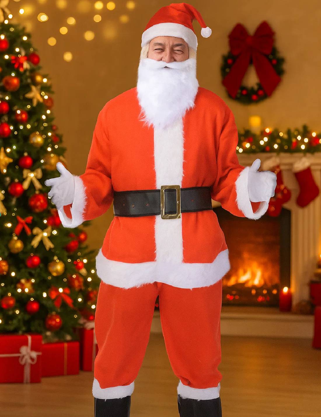 Costume Babbo Natale Taglia Unica