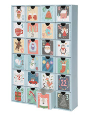 Calendario Dell'Avvento In Carta 38cm 24 Caselle