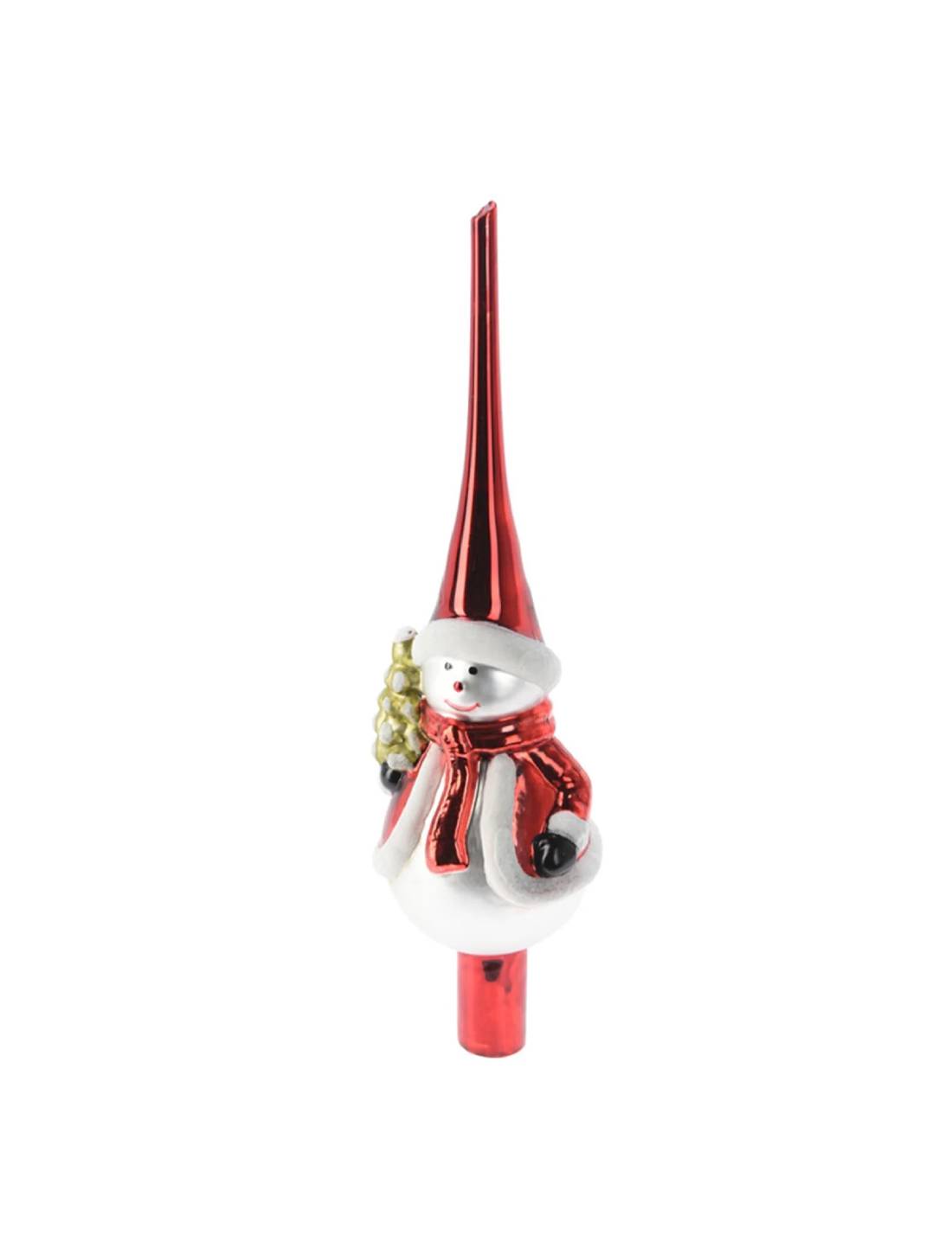 Puntale Albero Di Natale Figure Assortite 28cm