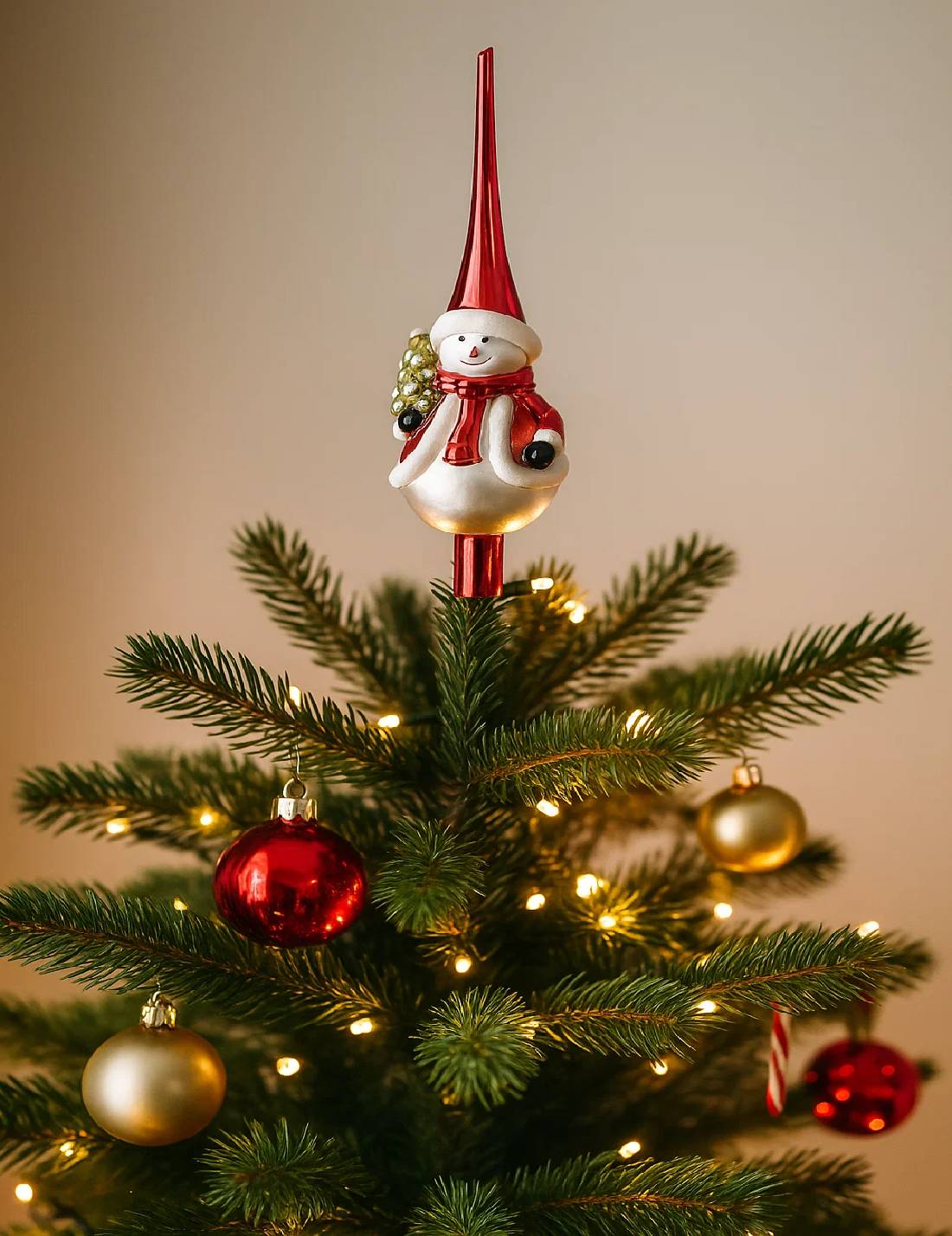 Puntale Albero Di Natale Figure Assortite 28cm