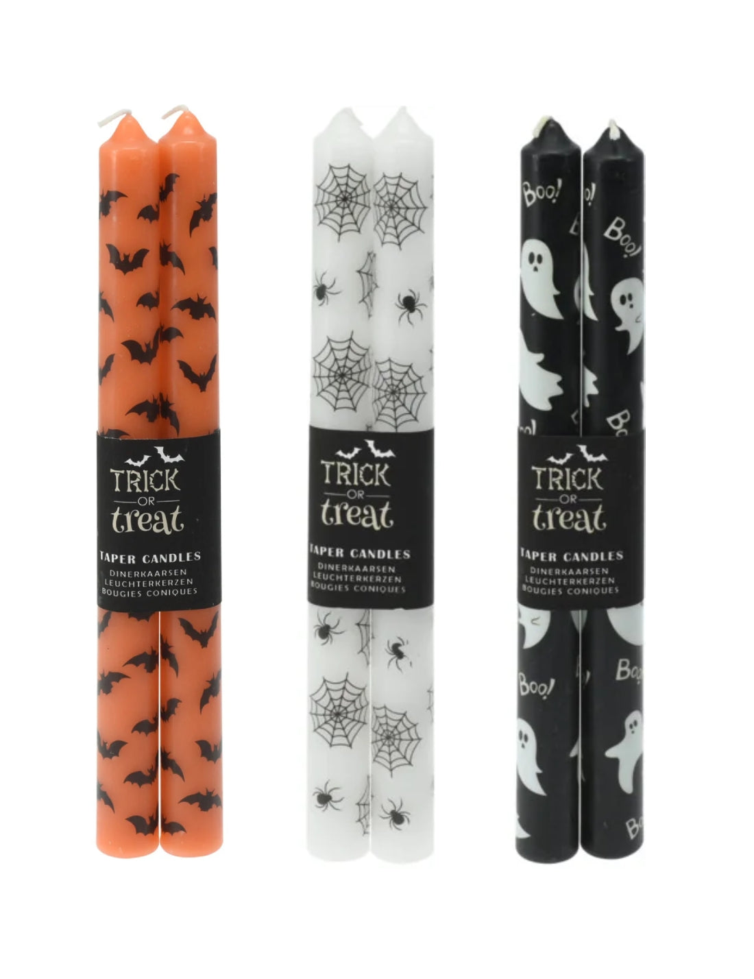 Candela Decorativa Di Halloween In Cera 2pz