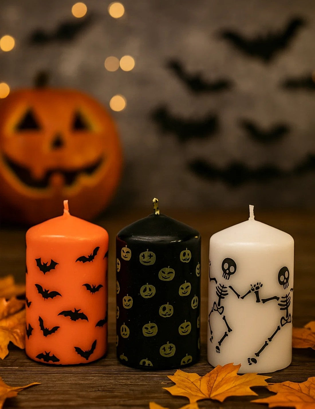 Candela Di Halloween Decorativa 7,5cm