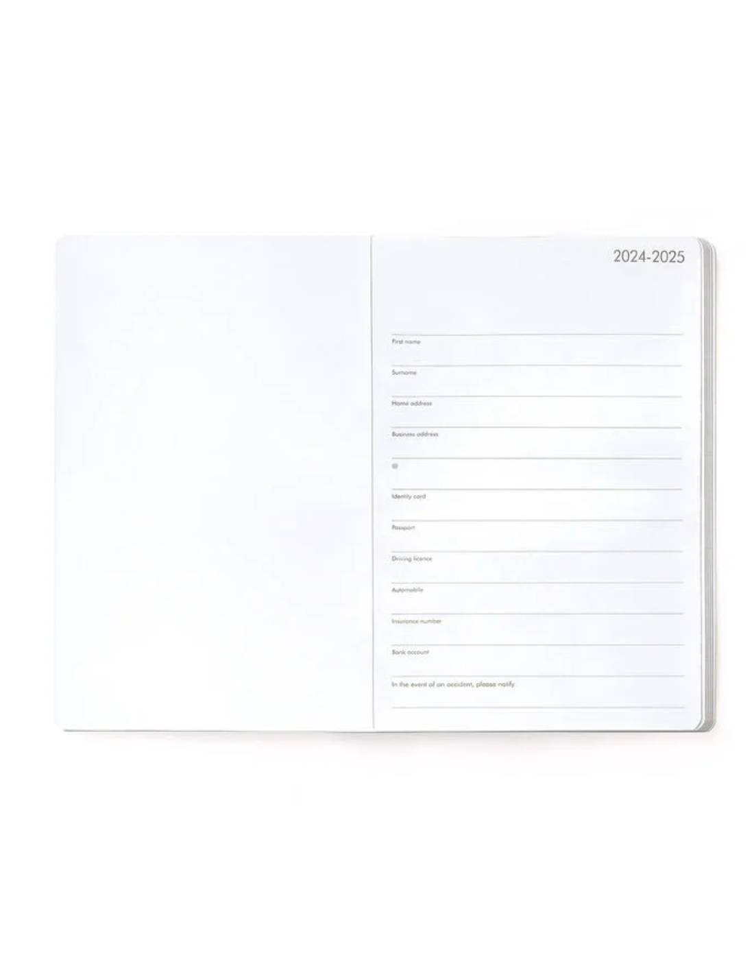 Agenda Settimanale Spiralata Legami 2025 12 Mesi Large - Stars