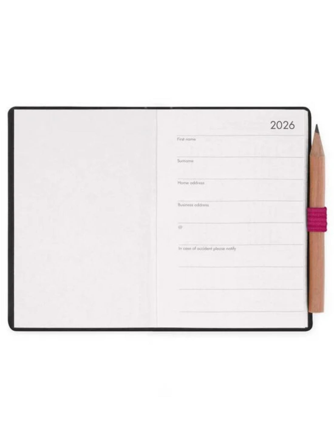 Agenda Bigiornaliera 12 Mesi 2026 Legami Raspberry Mini