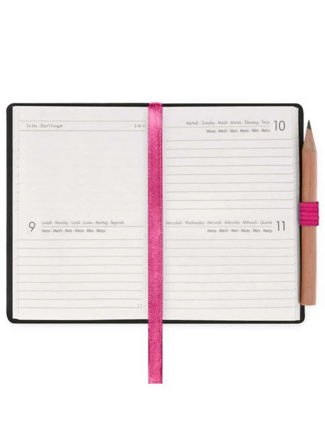 Agenda Bigiornaliera 12 Mesi 2026 Legami Raspberry Mini