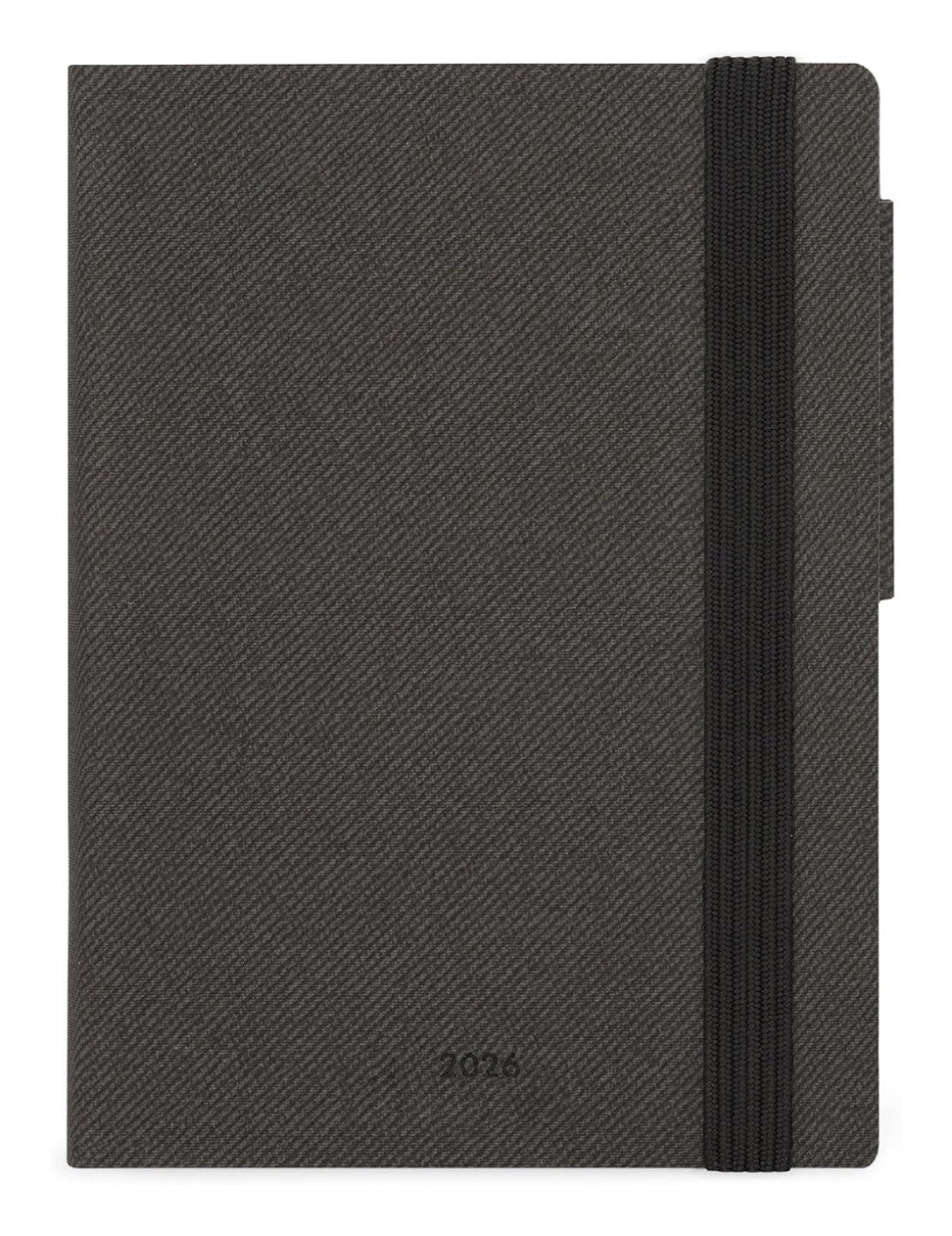 Agenda Settimanale 12 Mesi 2026 Deep Graphite Mini