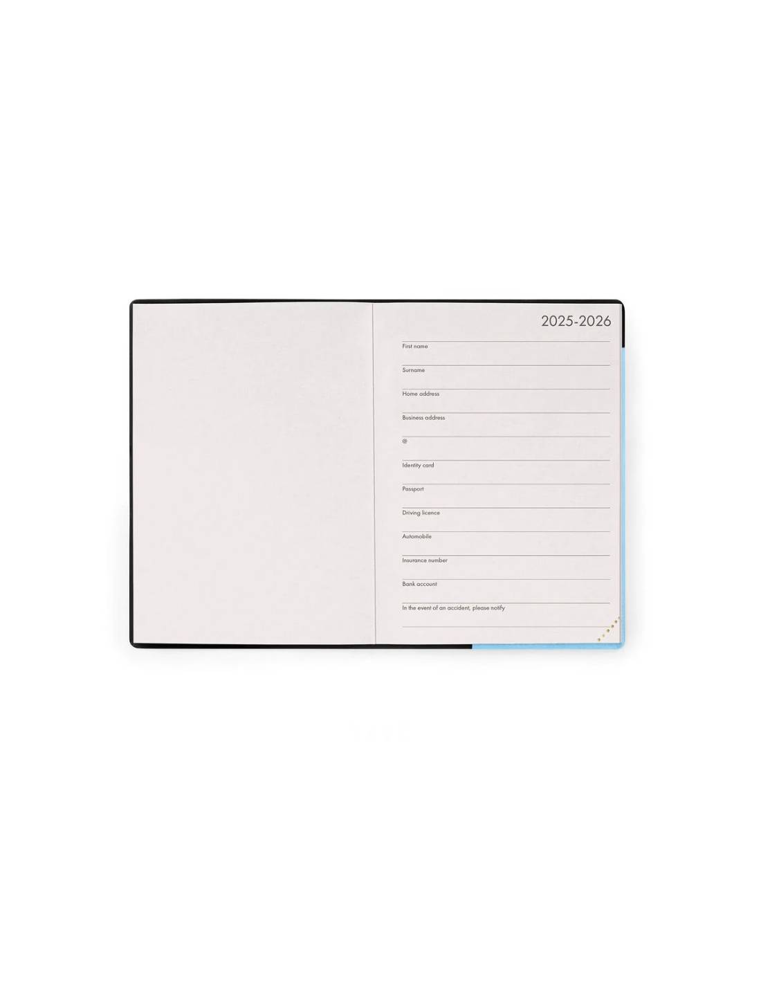 Agenda Settimanale 12 Mesi 2026 Aura Small