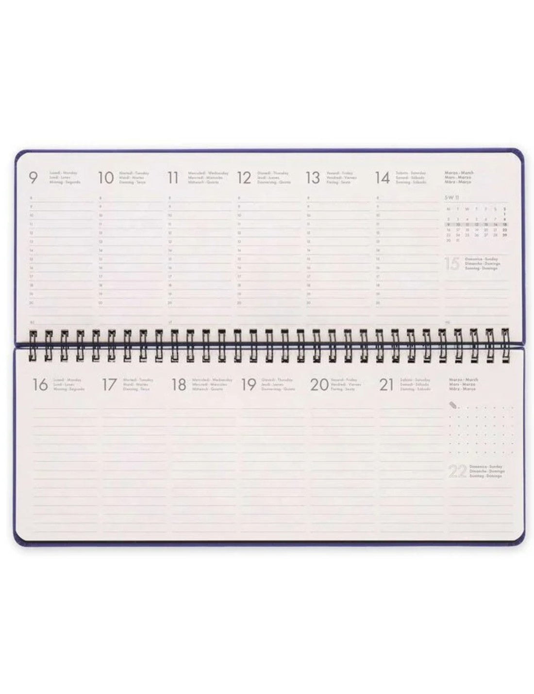 Planning Agenda Da Scrivania 13 Mesi 2026 Future Dusk Legami