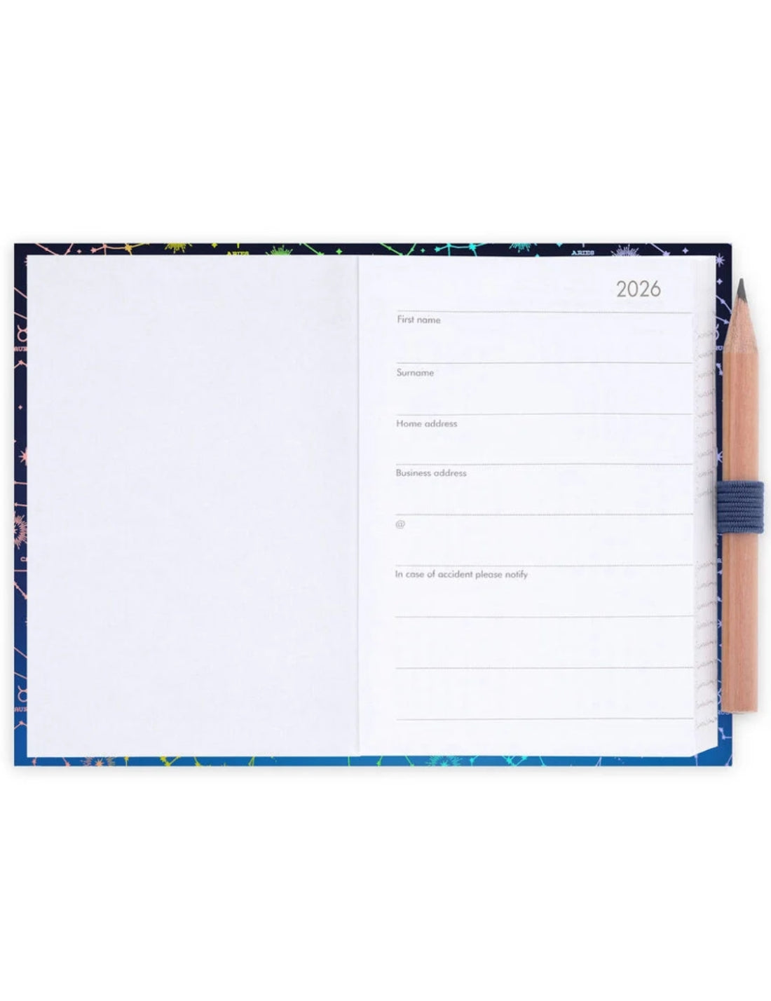 Agenda Bigiornaliera Fotografica 12 Mesi 2026 Legami Stars Mini