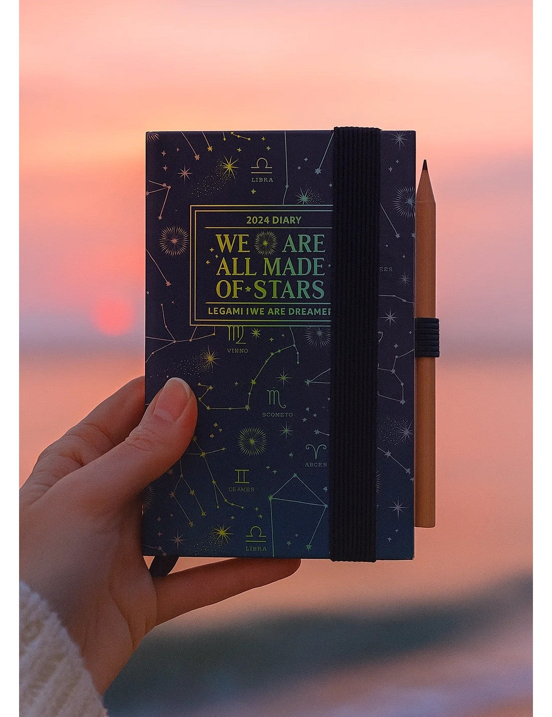 Agenda Bigiornaliera Fotografica 12 Mesi 2026 Legami Stars Mini