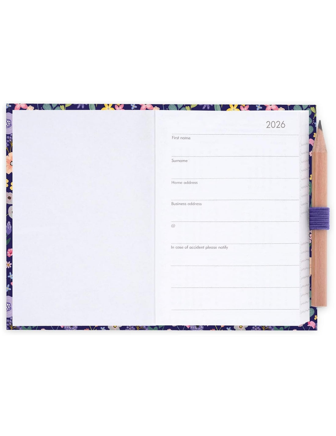 Agenda Bigiornaliera Fotografica 12 Mesi 2026 Legami Flowers Mini