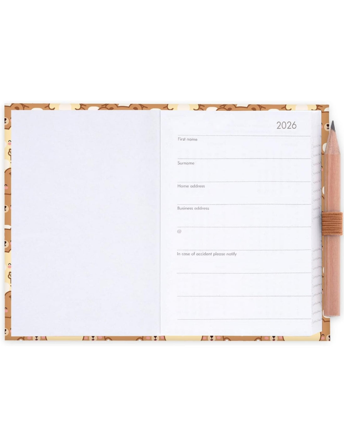 Agenda Bigiornaliera Fotografica 12 Mesi 2026 Legami Teddy Bears Mini