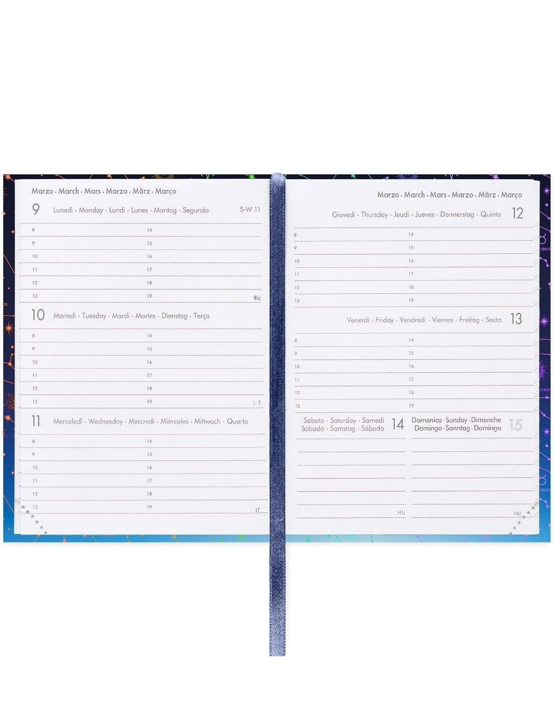 Agenda Settimanale Fotografica 12 Mesi 2026 Legami Stars Mini