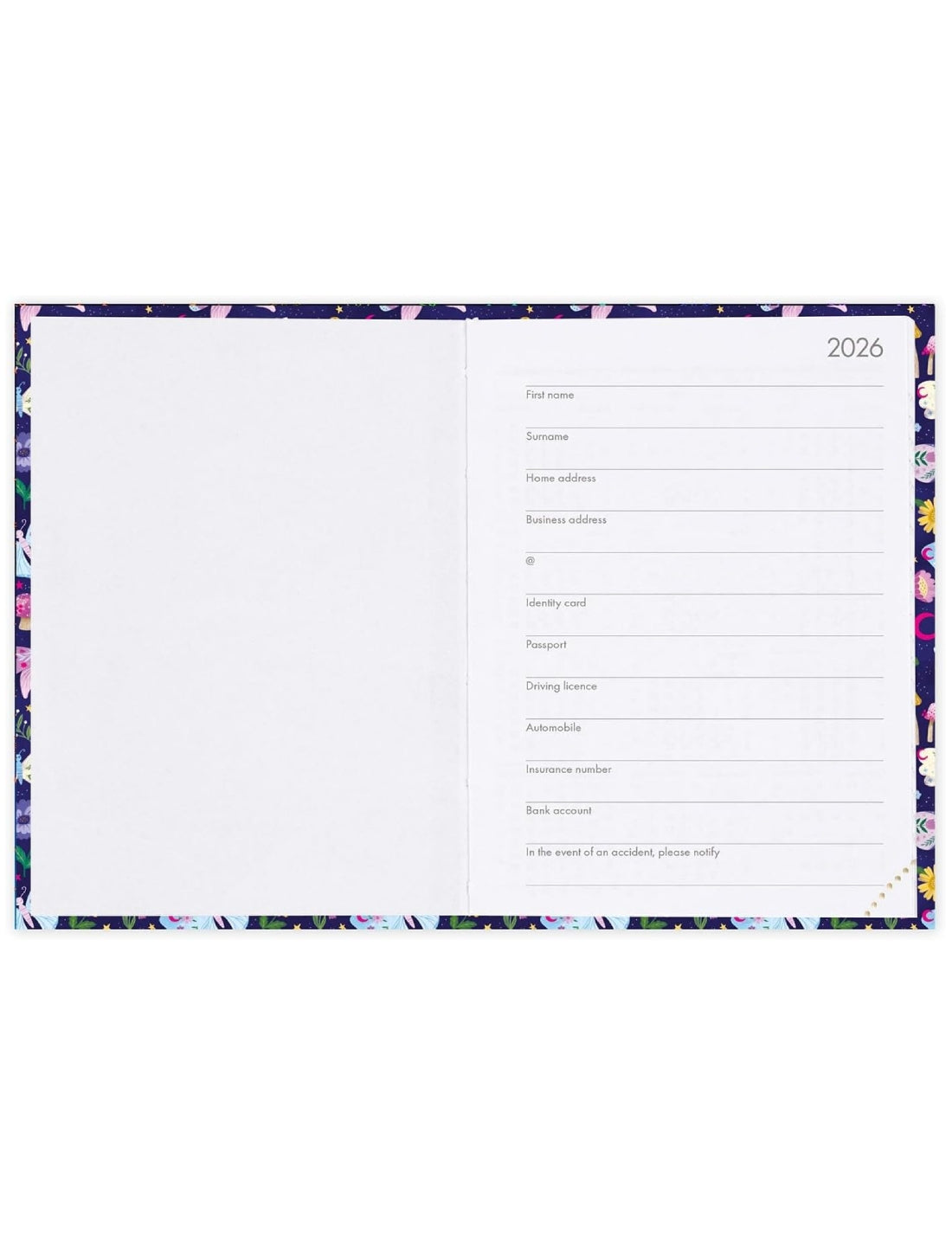 Agenda Settimanale Fotografica 12 Mesi 2026 Legami Butterflies Mini