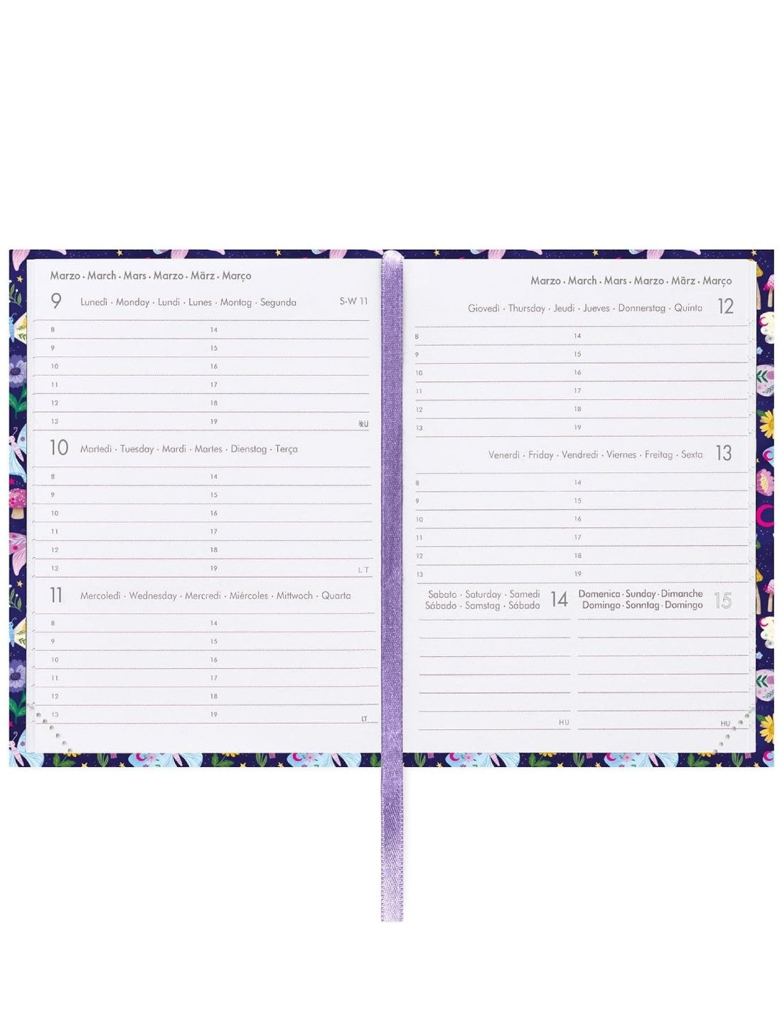 Agenda Settimanale Fotografica 12 Mesi 2026 Legami Butterflies Mini