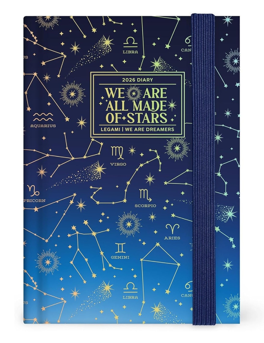 Agenda Settimanale Fotografica 12 Mesi 2026 Legami Stars Small