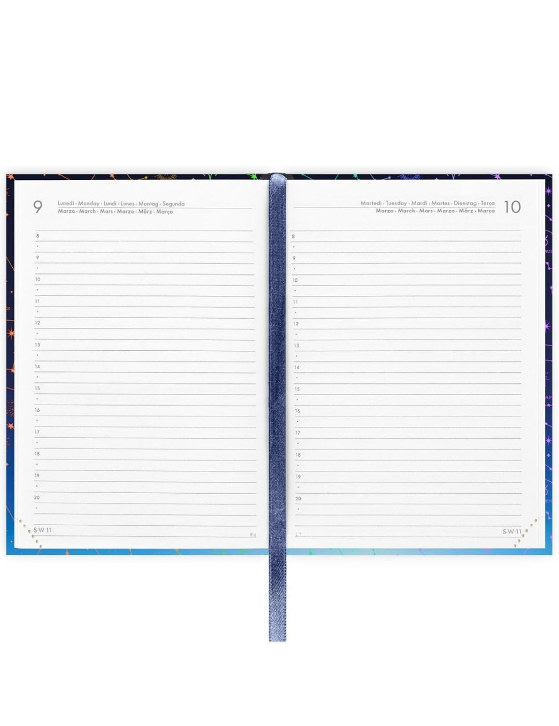 Agenda Settimanale Fotografica 12 Mesi 2026 Legami Stars Small