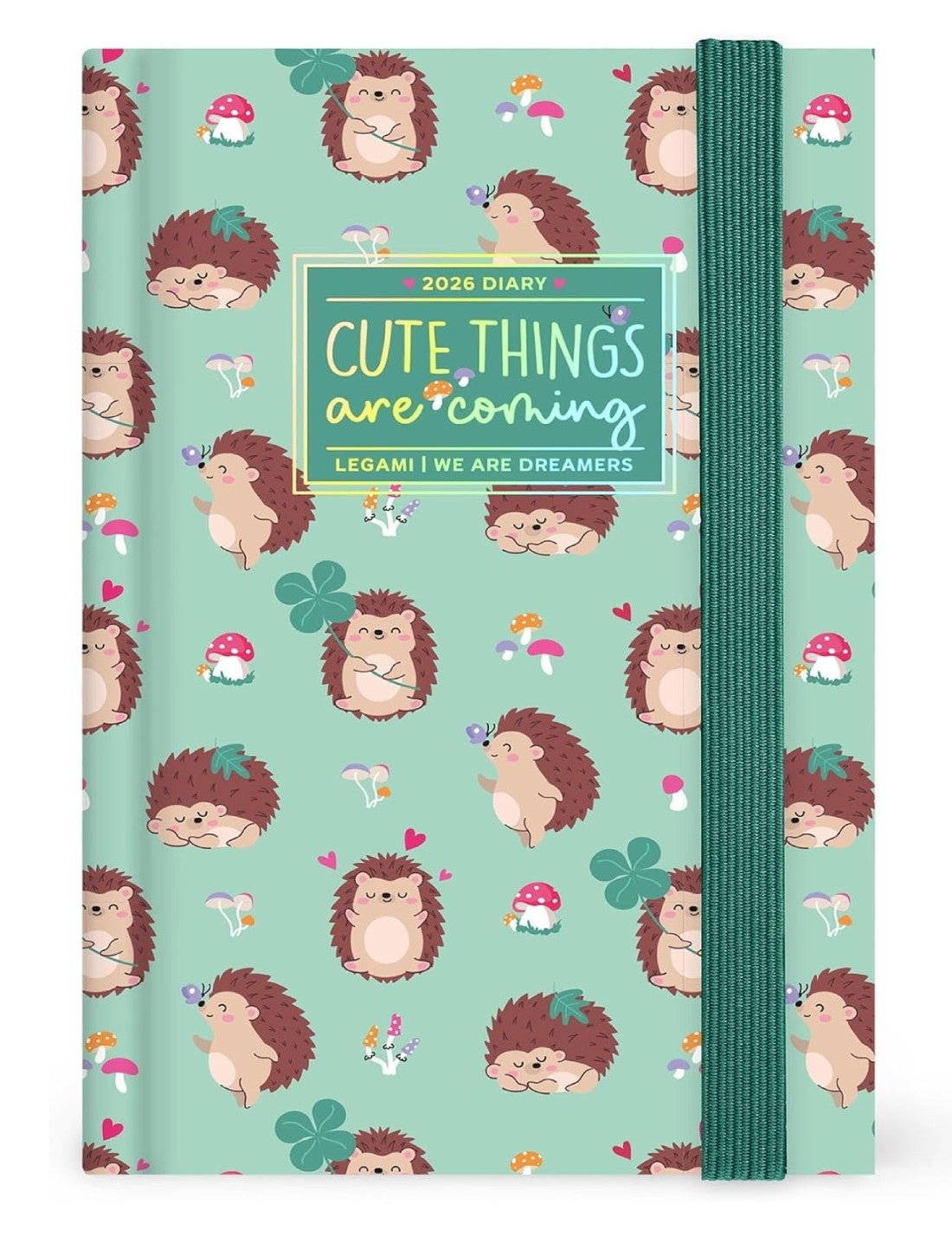 Agenda Settimanale Fotografica 12 Mesi 2026 Legami Hedgehogs Small