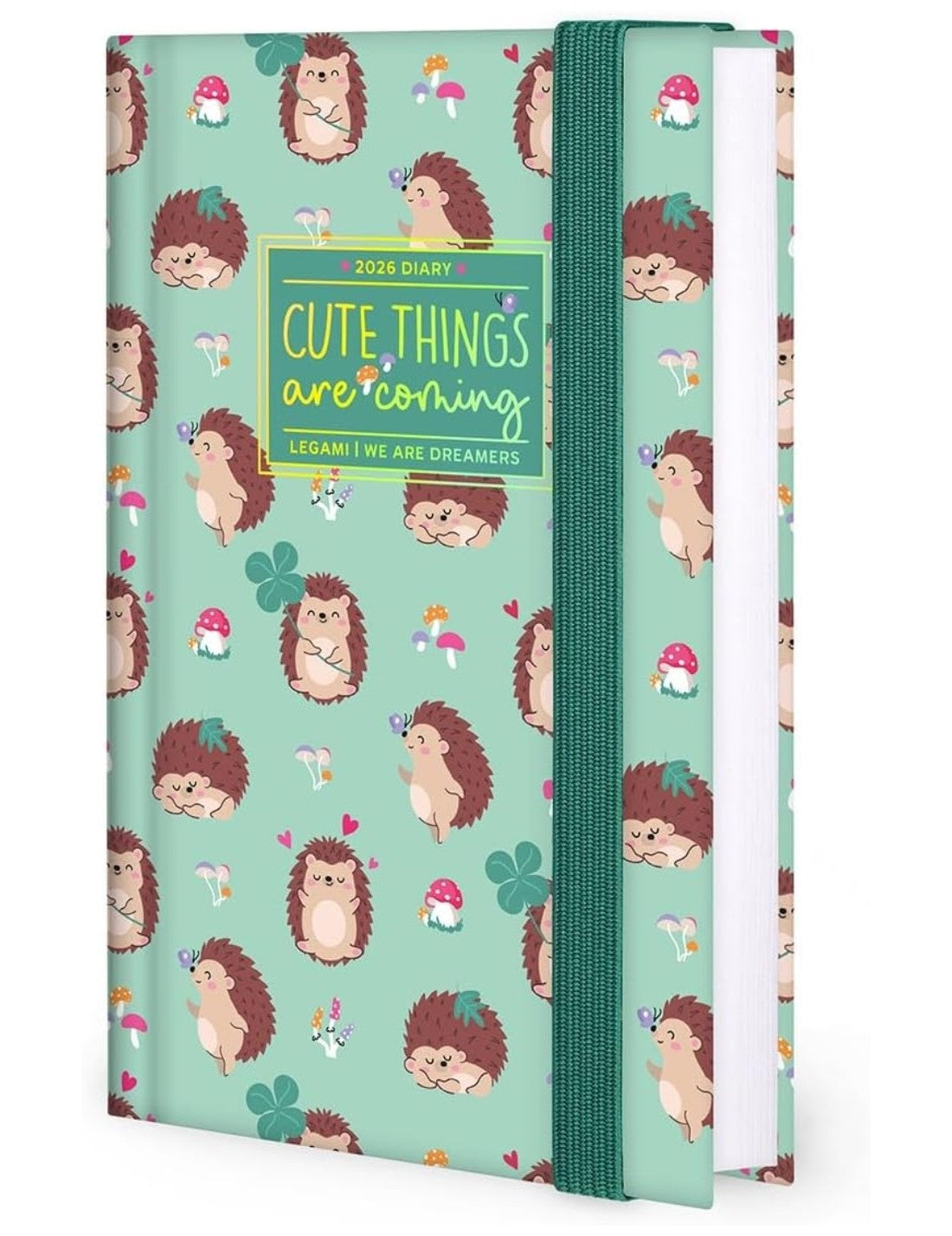 Agenda Settimanale Fotografica 12 Mesi 2026 Legami Hedgehogs Small