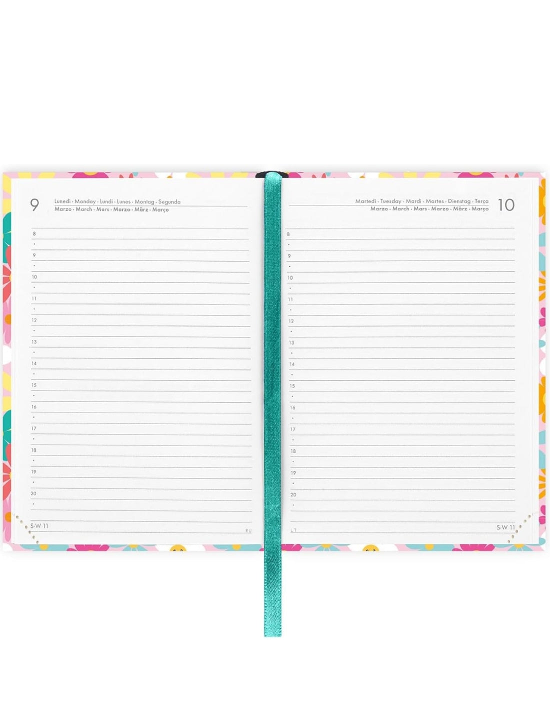 Agenda Settimanale Fotografica 12 Mesi 2026 Legami Daisy Small