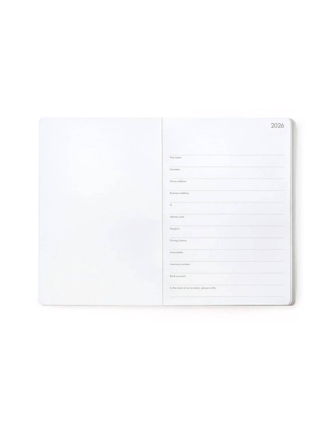 Agenda Settimanale Fotografica 12 Mesi 2026 Legami Api Medium