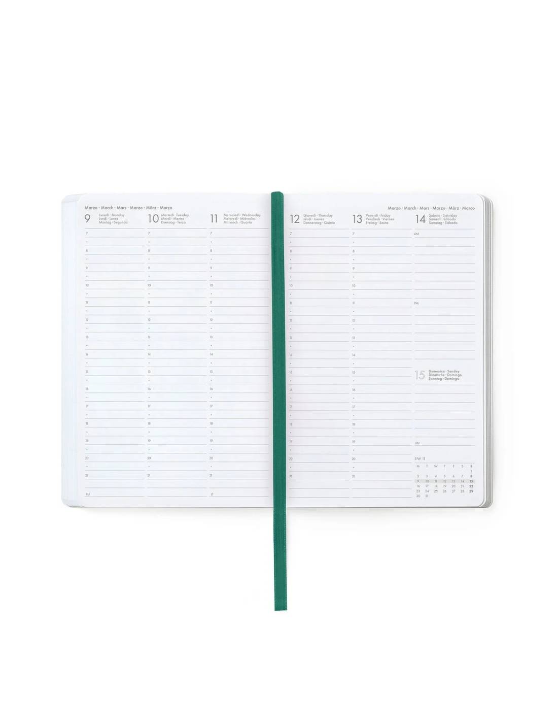 Agenda Settimanale Fotografica 12 Mesi 2026 Legami Riccio Medium