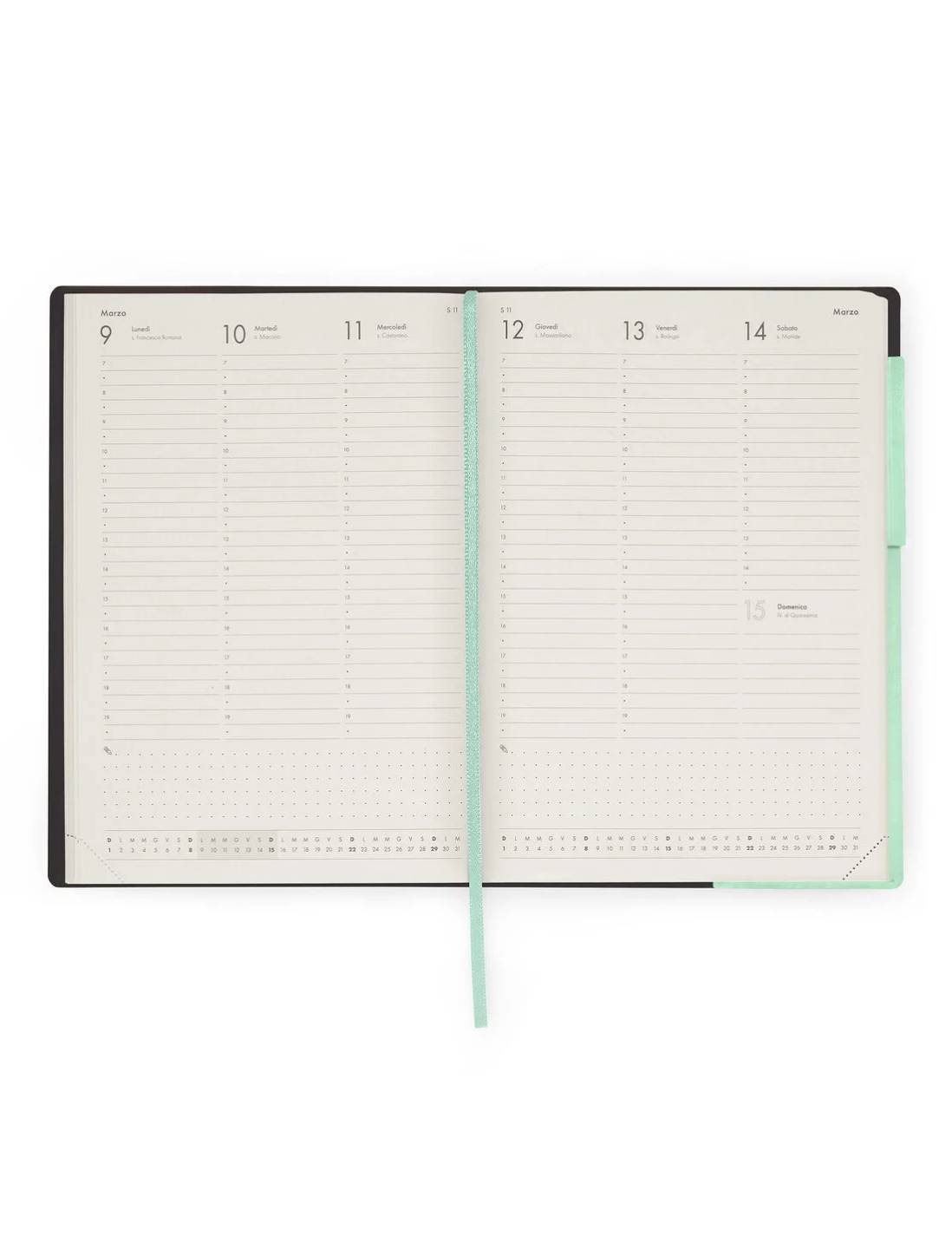 Agenda Settimanale Del Docente 13 Mesi 2025/2026 Legami Pastel Mint Large