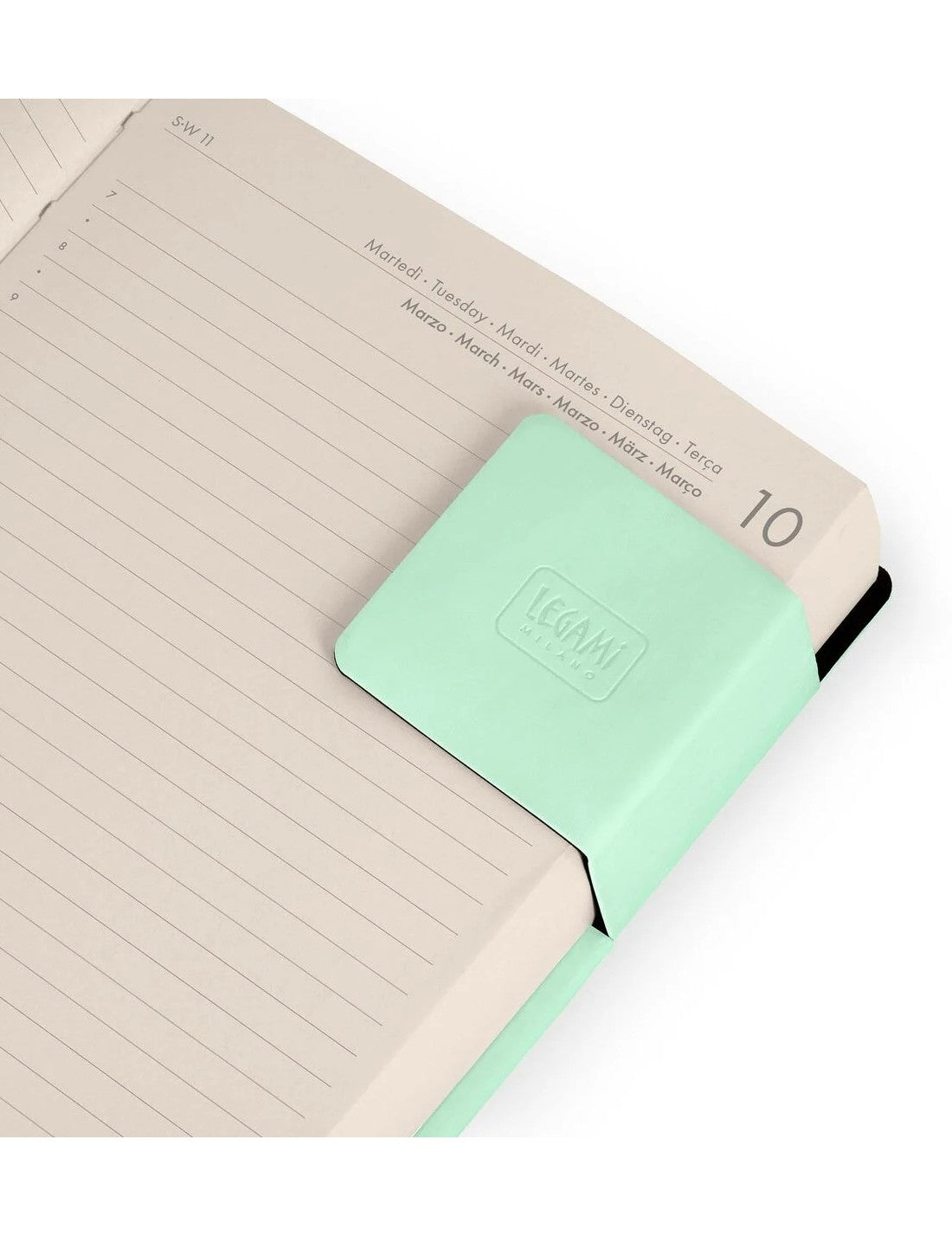 Agenda Giornaliera 16 Mesi 2025/2026 Legami Pastel Mint Small