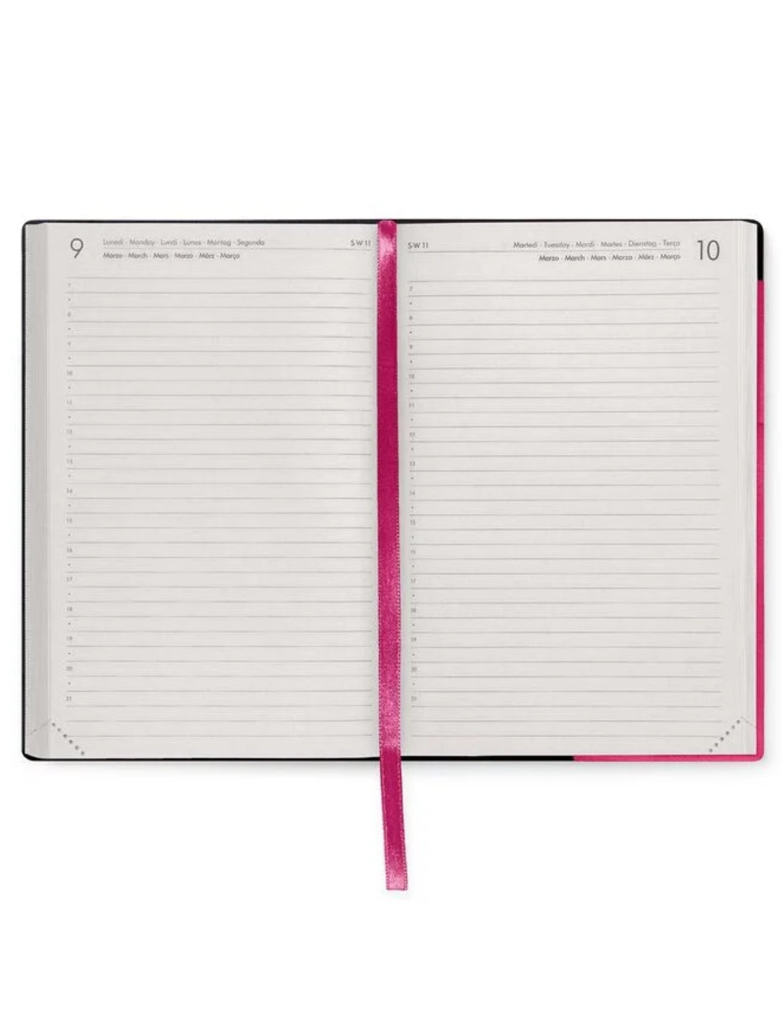 Agenda Giornaliera 16 Mesi 2025/2026 Legami Raspberry Medium