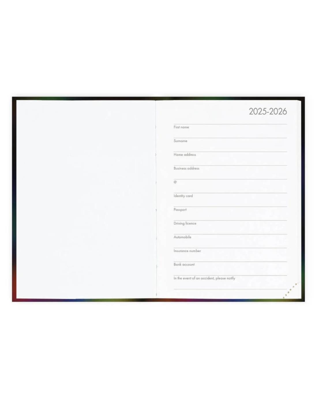 Agenda Giornaliera Fotografica 16 Mesi 2025/2026 Legami Moth Small