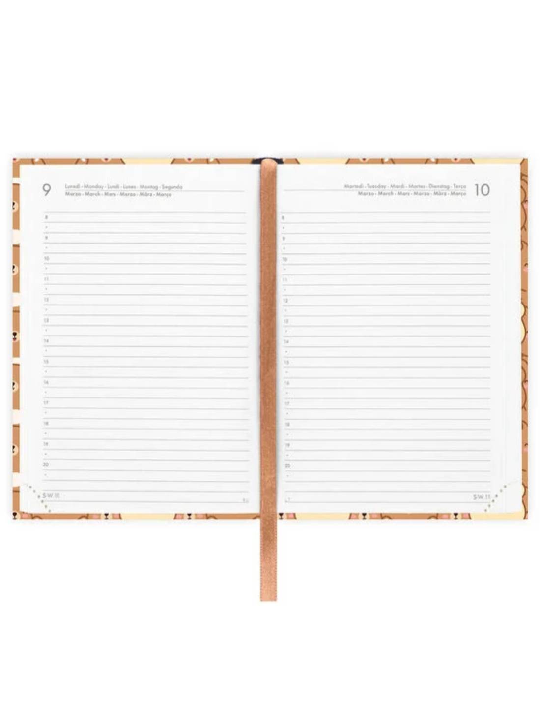 Agenda Giornaliera Fotografica 16 Mesi 2025/2026 Legami Teddy Bear Small