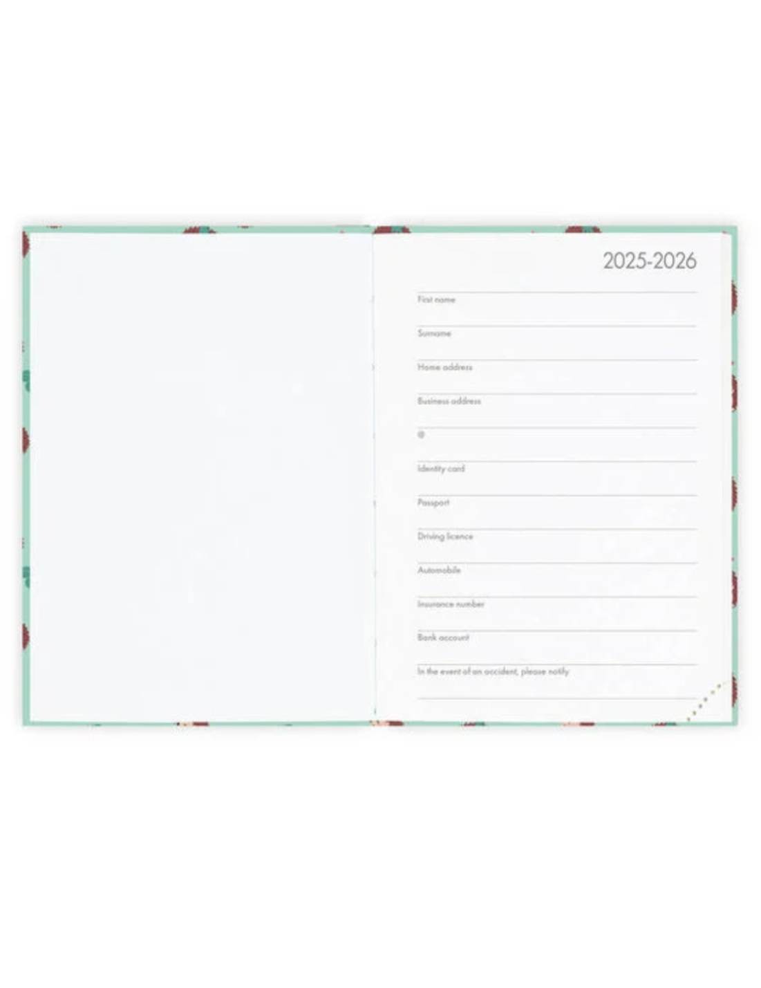 Agenda Giornaliera Fotografica 16 Mesi 2025/2026 Legami Hedgehog Small