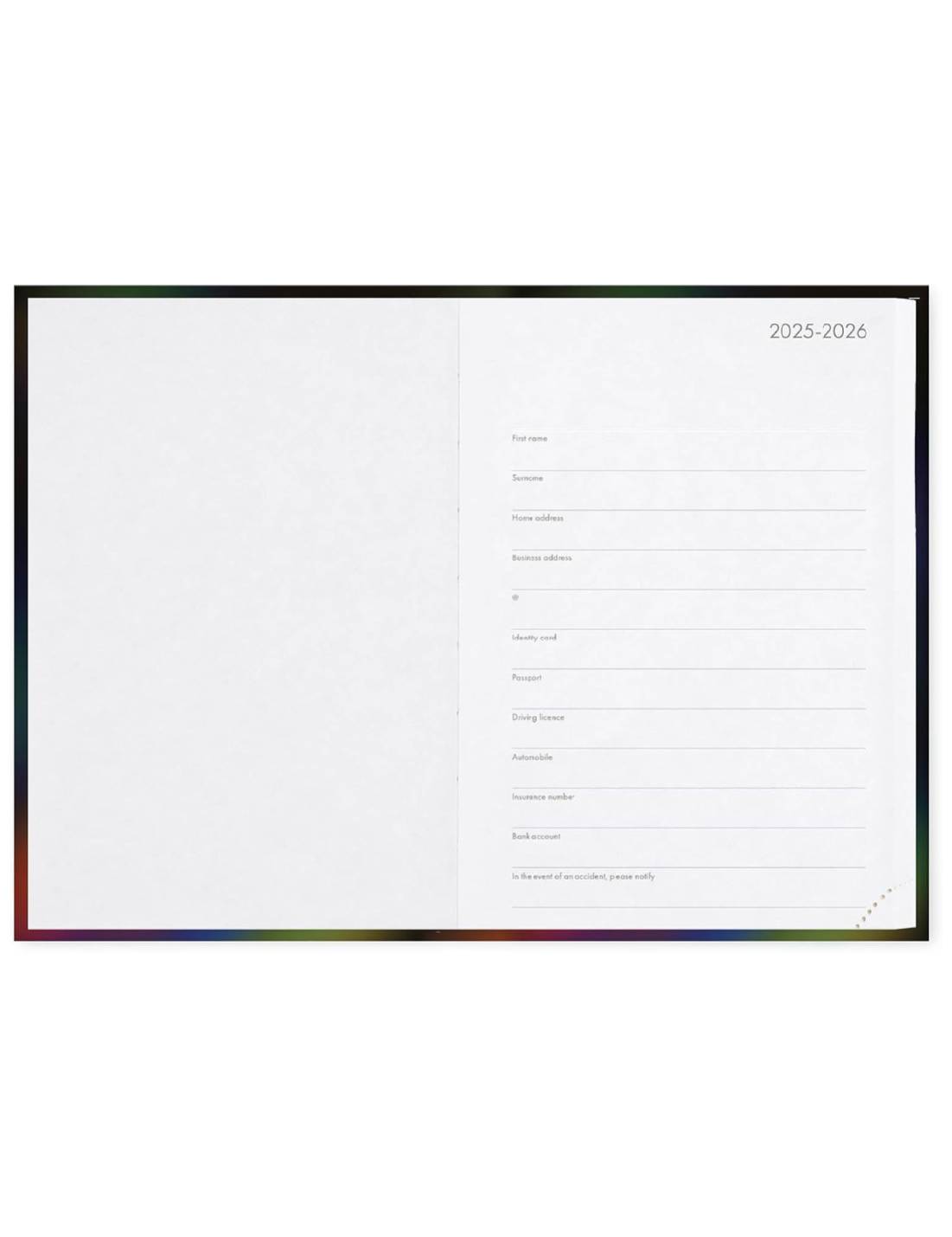 Agenda Giornaliera Fotografica 16 Mesi 2025/2026 Legami Moth Medium