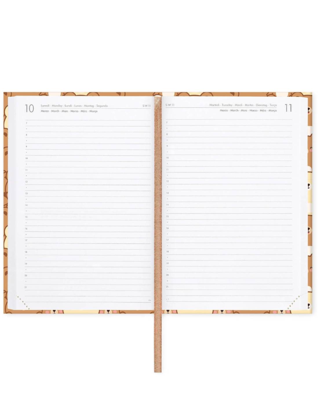 Agenda Giornaliera Fotografica 16 Mesi 2025/2026 Legami Teddy Bear Medium