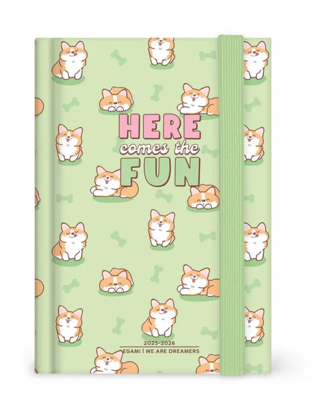 Agenda Giornaliera Fotografica 16 Mesi 2025/2026 Legami Corgi Medium