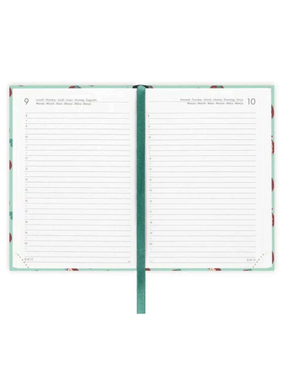 Agenda Giornaliera Fotografica 16 Mesi 2025/2026 Legami Hedgehog Medium