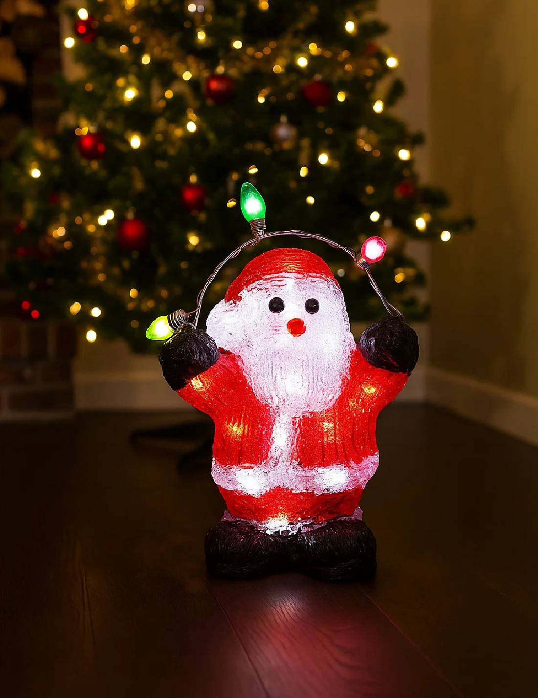 Decorazione Natalizia Figure Assortite 40 LED 30cm