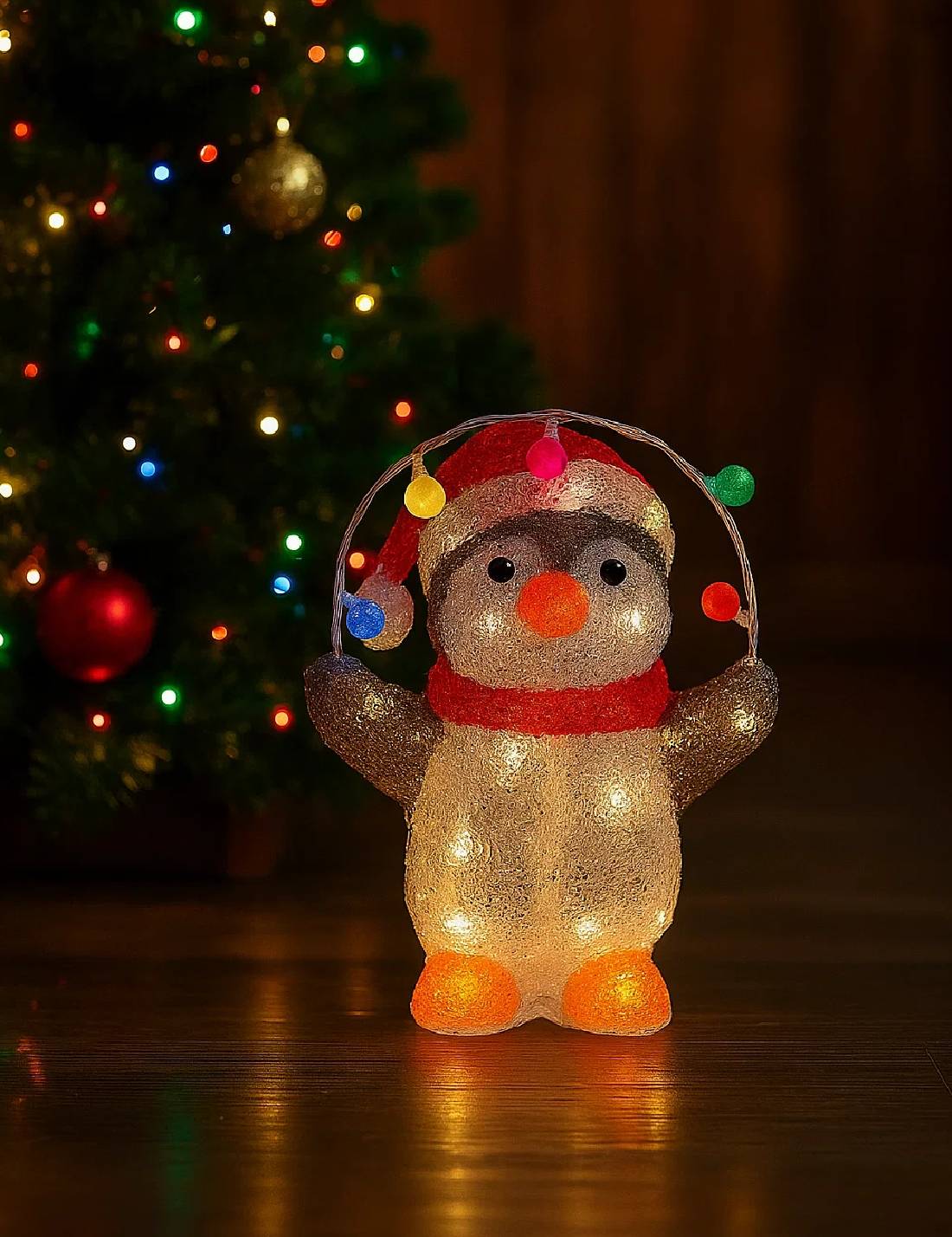 Decorazione Natalizia Figure Assortite 40 LED 30cm