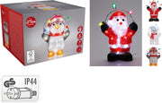 Decorazione Natalizia Figure Assortite 40 LED 30cm