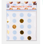 Tovaglioli A Palline Oro E Blu 33*33Cm