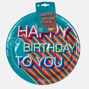 Piatti Happy Birthday 9Pollici 6Pz