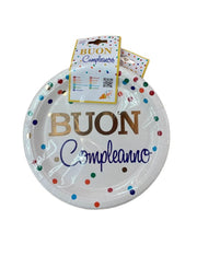 Piatti Di Carta Buon Compleanno