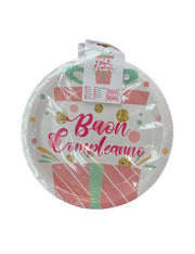 Piatti Di Carta Buon Compleanno 6/8pz