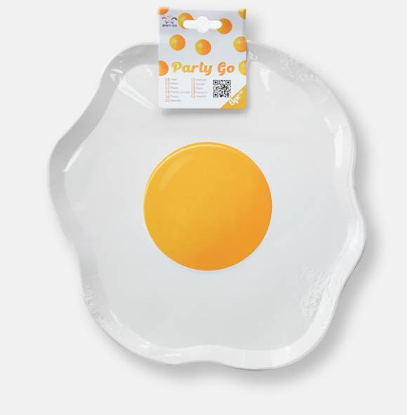Piatti Forma Uova 6Pc